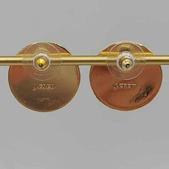 J Crew Classic Large Faux Mabe Pearl Stud Earrings - Picture 8 of 9